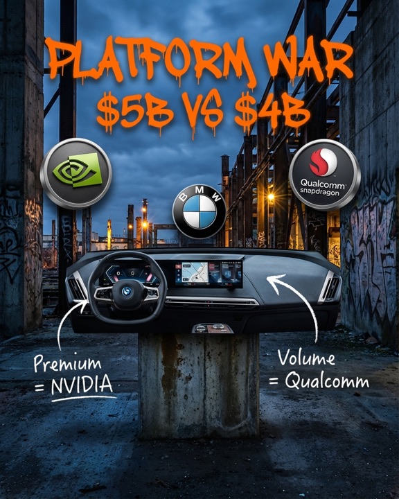Post visual: NVIDIA vs Qualcomm automotive compute